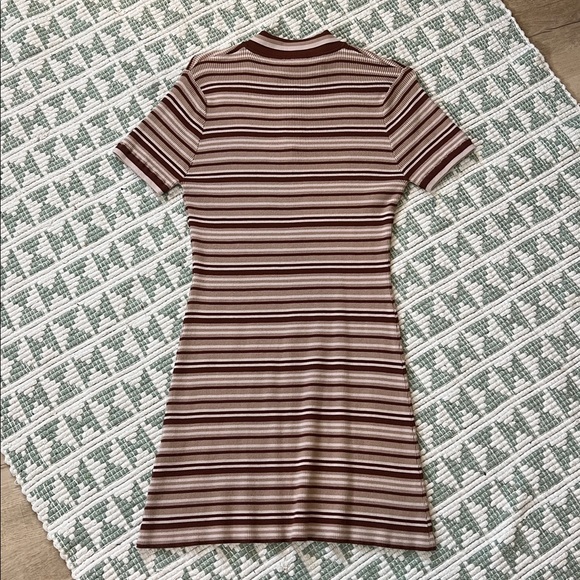 tea & cup Women's Ribbed Knit Mini Dress - Size L - Picture 2 of 7